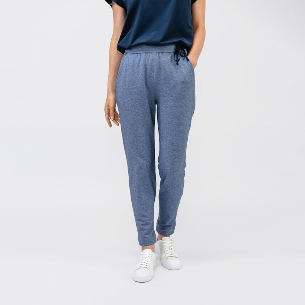 Ministry of Supply Womens Fusion Terry Jogger Indigo Heather Size XXLarge